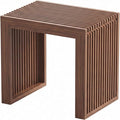 APRTAT Bamboo Dining Bench 17 Inch Indoor Wooden Shoe Benches for Entryway