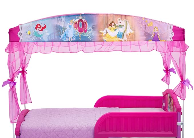 Delta Children Canopy Toddler Bed, Disney Princess