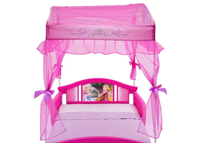 Delta Children Canopy Toddler Bed, Disney Princess