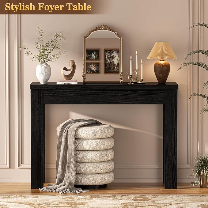 Armocity Small Console Table for Entryway, 32" Farmhouse Narrow Sofa Table
