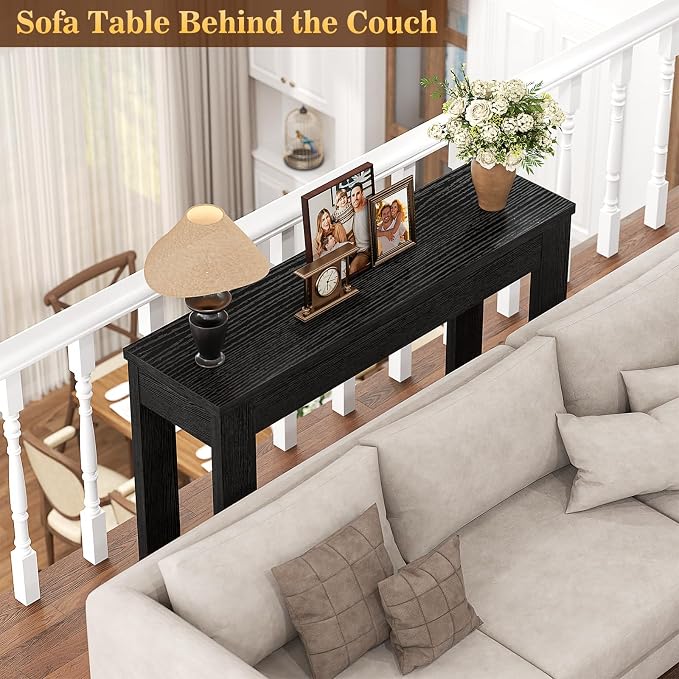 Armocity Small Console Table for Entryway, 32" Farmhouse Narrow Sofa Table