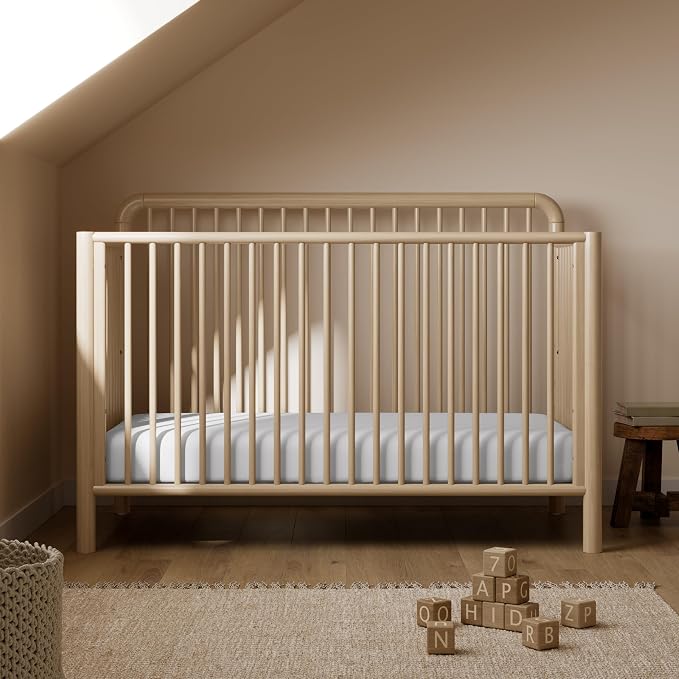 Storkcraft Porto Convertible Crib & Storkcraft Crib Mattress, Driftwood