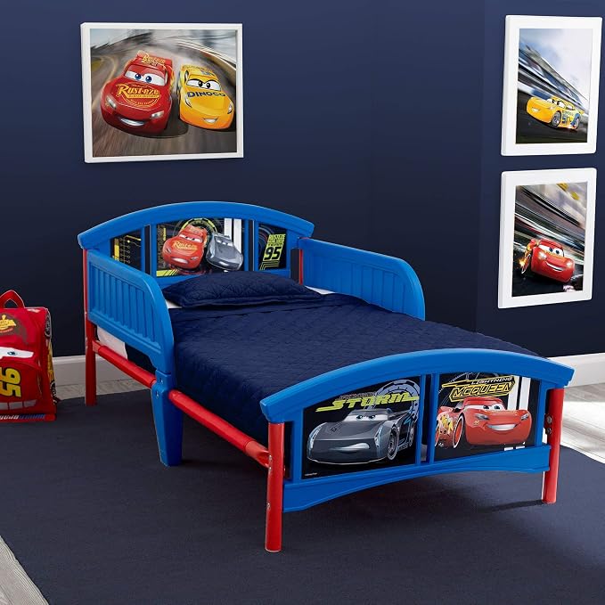 Delta Children Plastic Toddler Bed, Disney/Pixar Cars