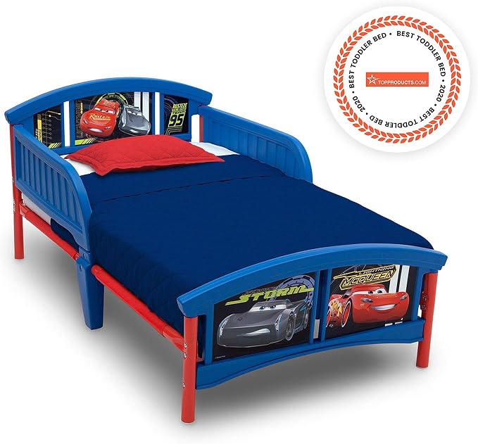 Delta Children Plastic Toddler Bed, Disney/Pixar Cars