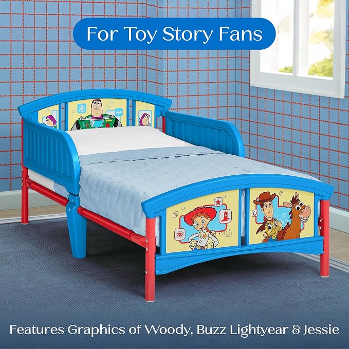 Delta Children Plastic Toddler Bed, Toy Story 5