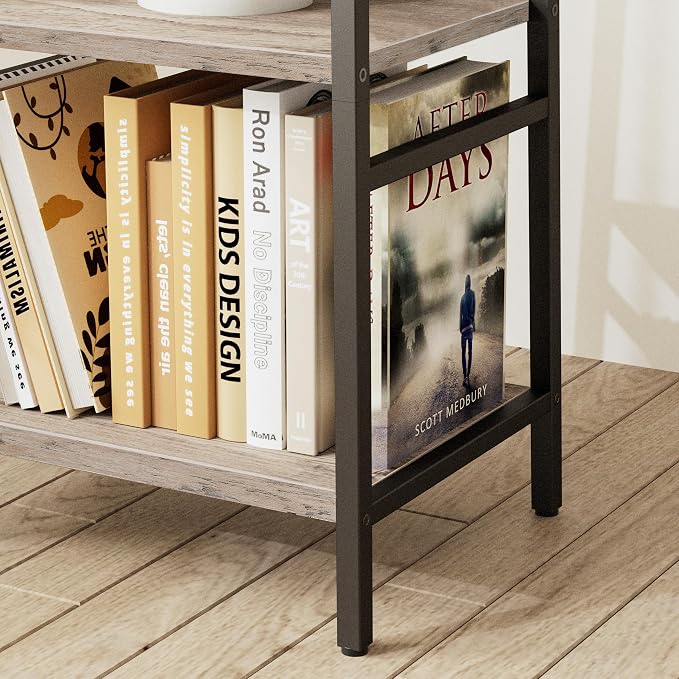 Coat Rack Freestanding with 3 Shelves and 7 Hooks