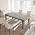 GarveeHome Farmhouse Dining Table for 4-6 People, 63" Long Kitchen Tables